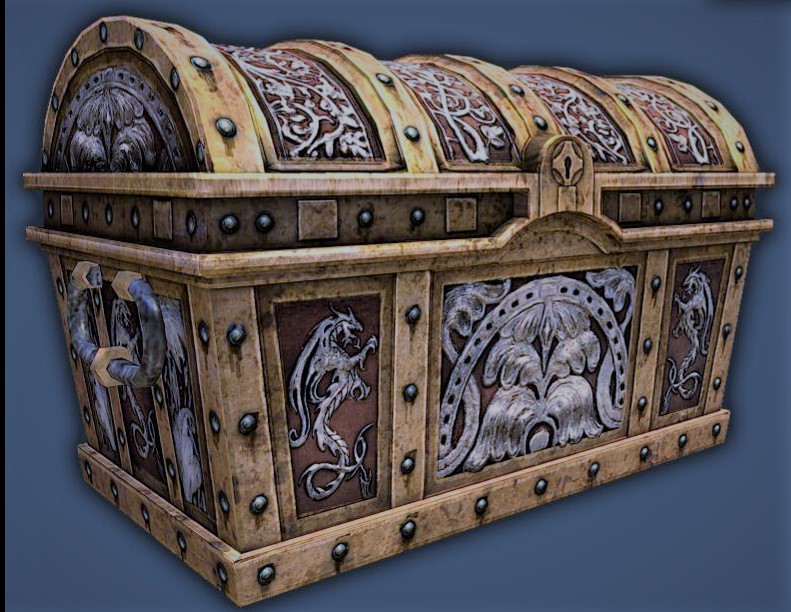 Gruber the Mimic - image of fancy treasure chest